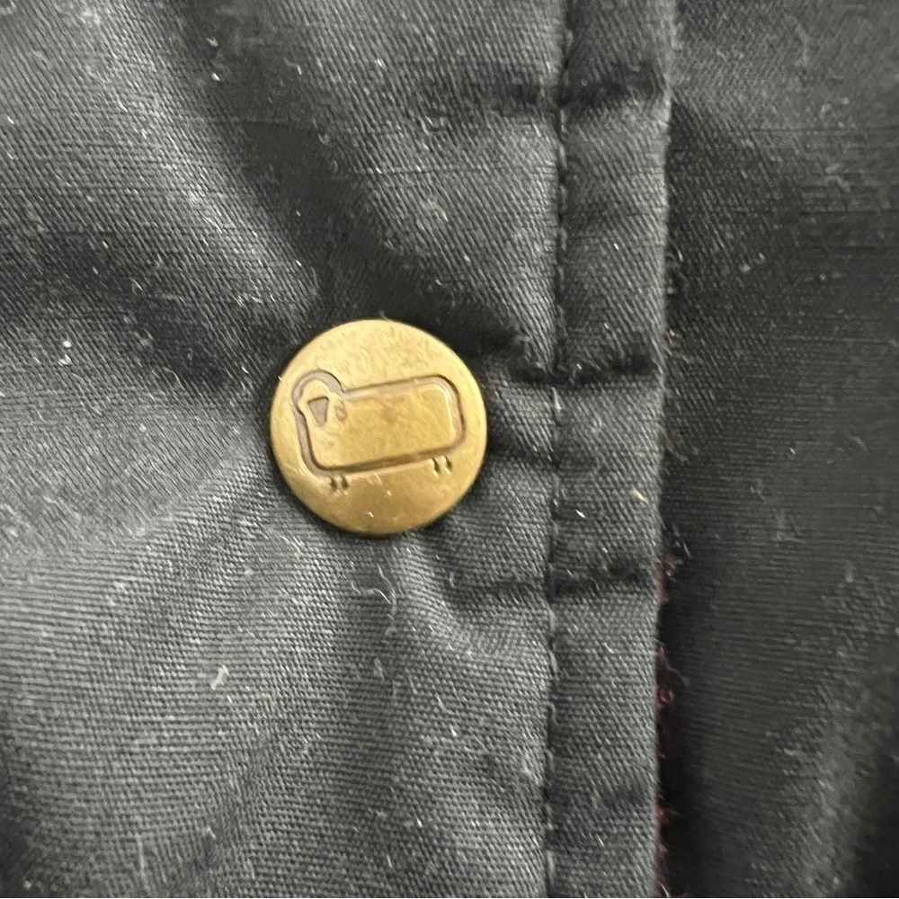 Woolrich Reversible Buffalo Check Wool Vest, Black‎ and Red size Small - Vintage - Picture 3 of 6